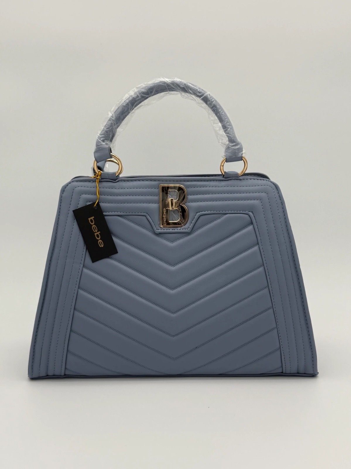 BEBE Katrina Satchel – (Blue Slate)