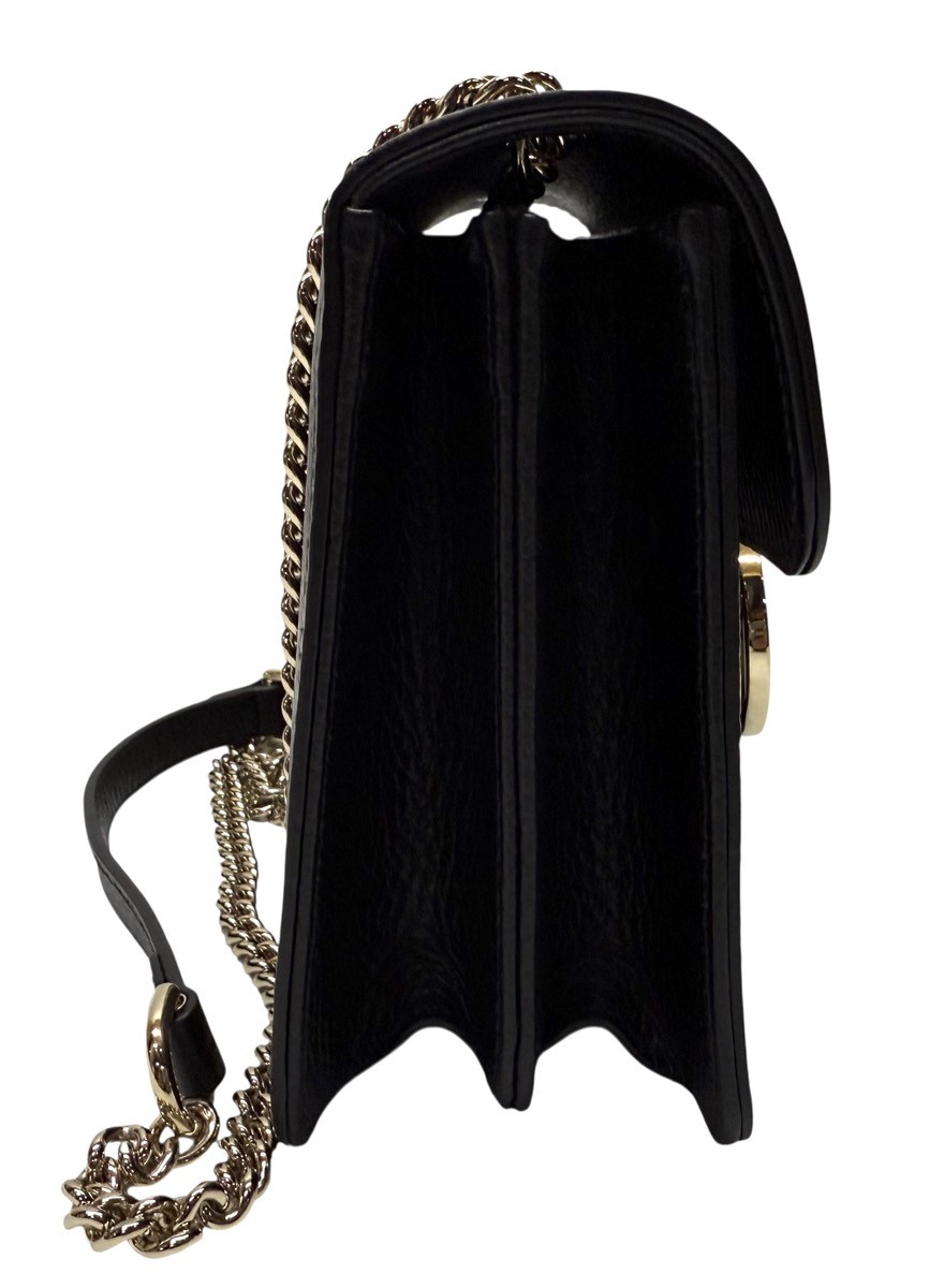 Gucci Black Icon GG Interlocking Crossbody Bag Style# 510304 (AZP027504)