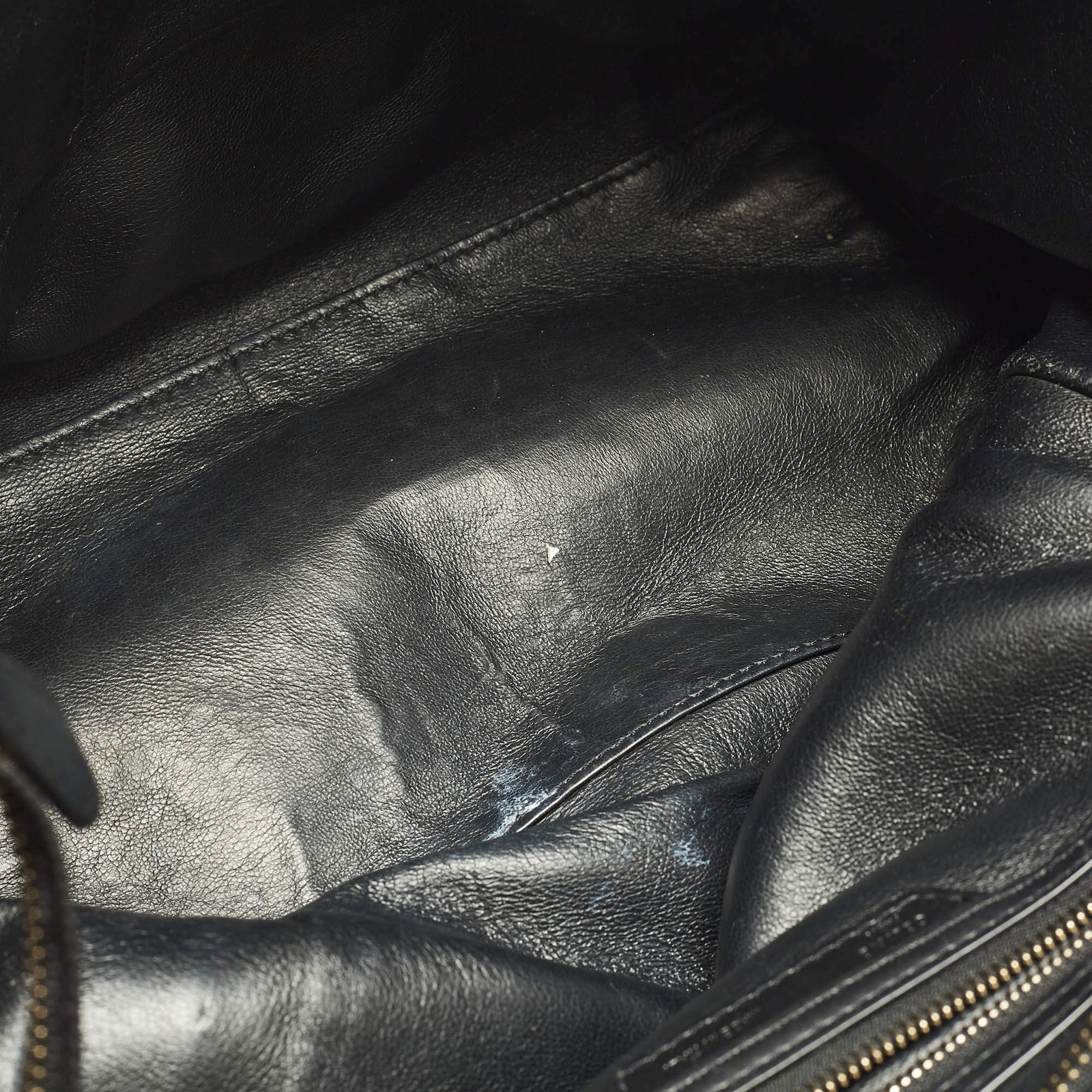 Celine Luggage Multicolor Leather and Suede Tote Bag