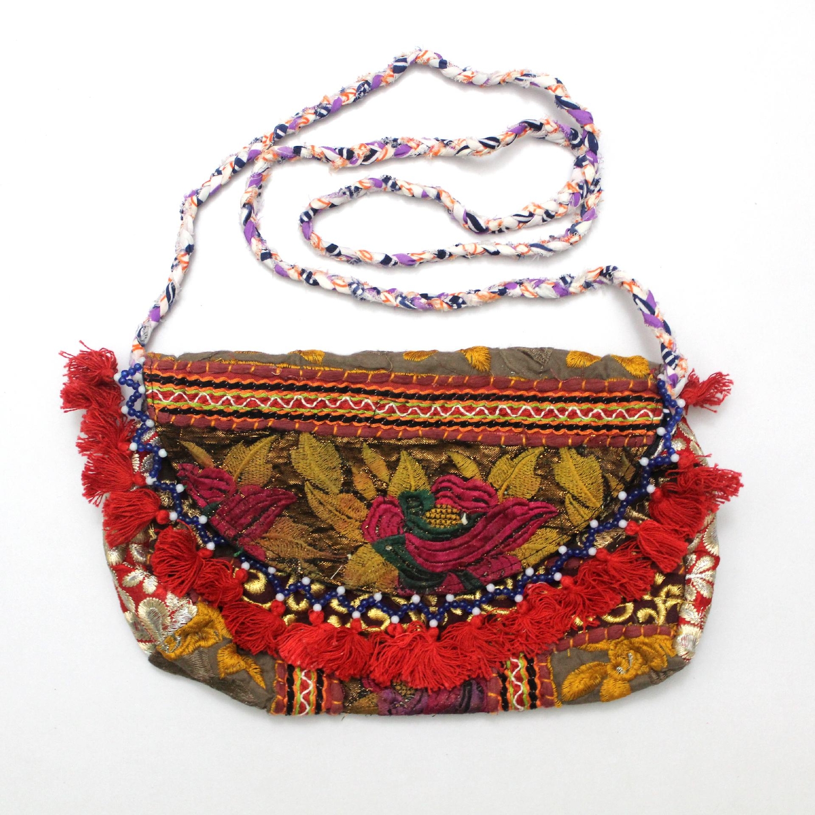 Vintage Tribal Banjara Indian Handmade Ethnic Women Purse Designer Clutch Bag c