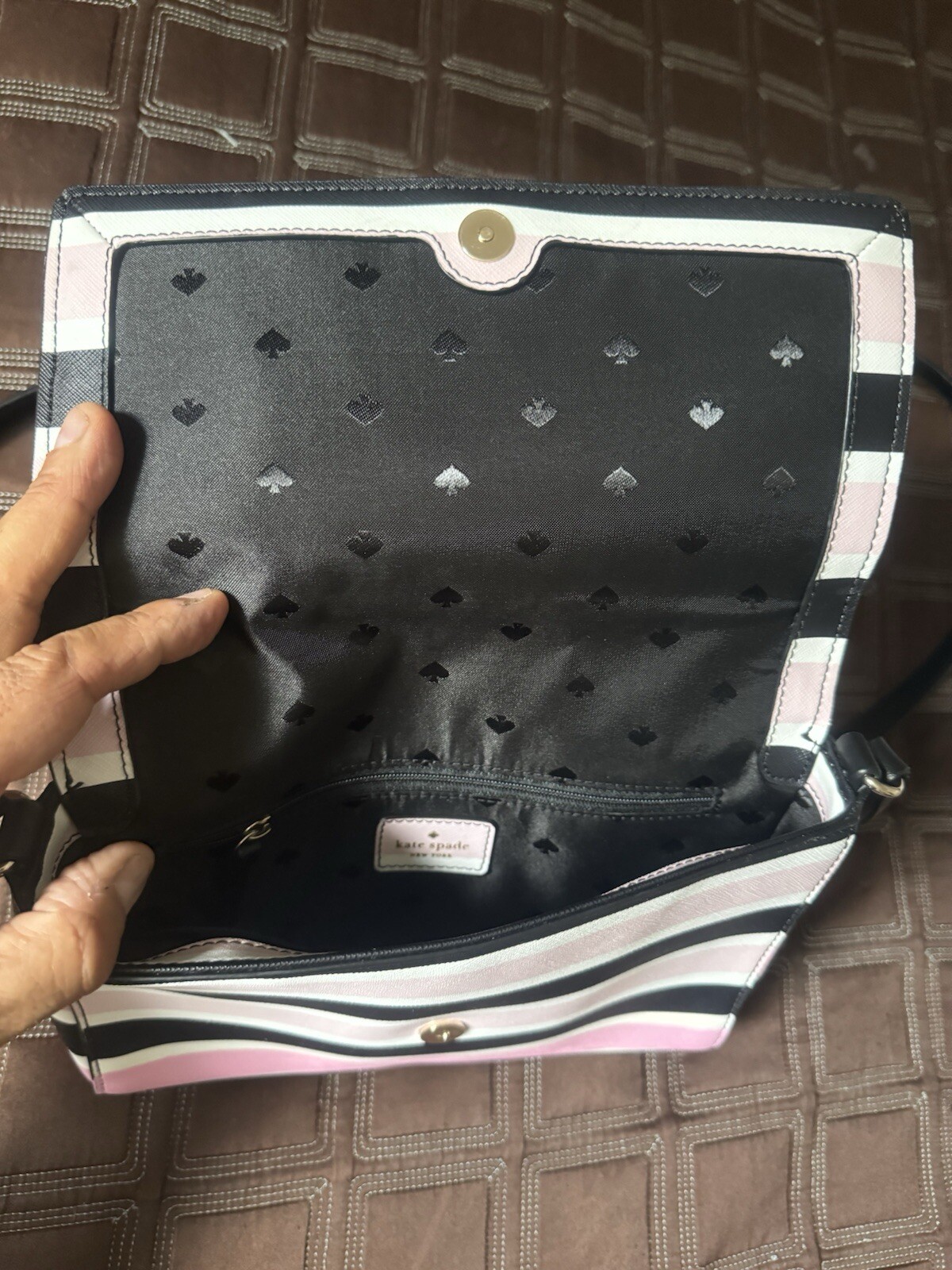 Damaged-Repainted SOLD AS IS: Kate Spade NY COVE ST CROSSBODY 9”x6”x1” Saffiano