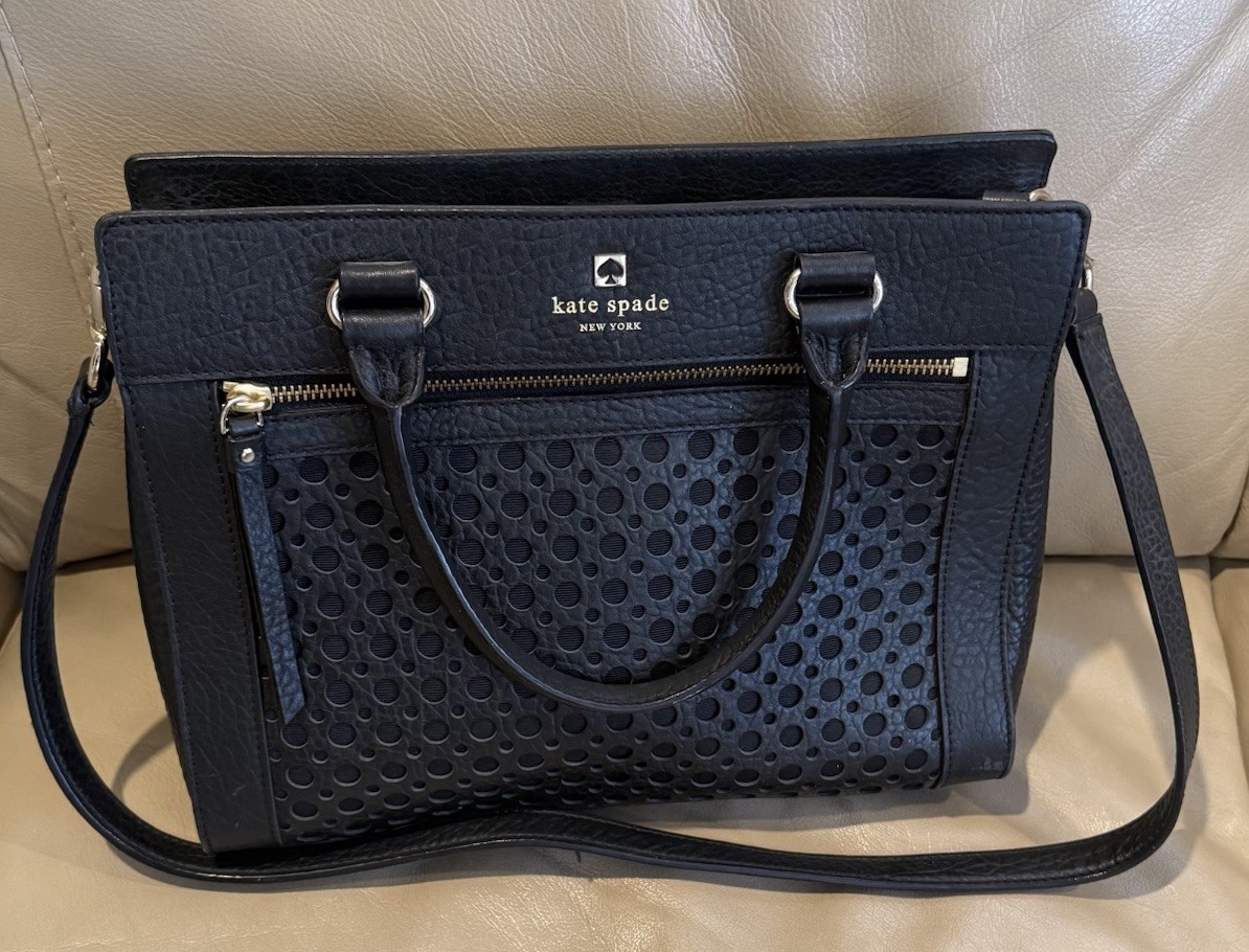 Excellent Condition Black Kate Spade Crossbody Purse Bag