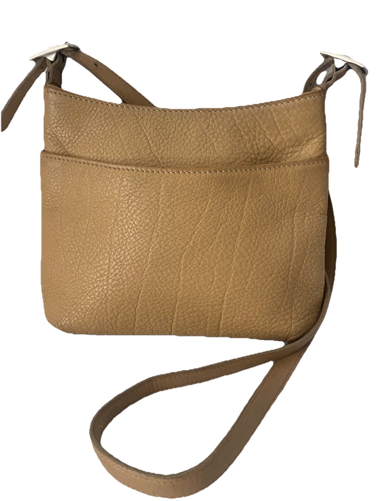 Vintage Coach Hudson Bag 6807 Shoulder Crossbody Bag Tan Pebbled Leather READ