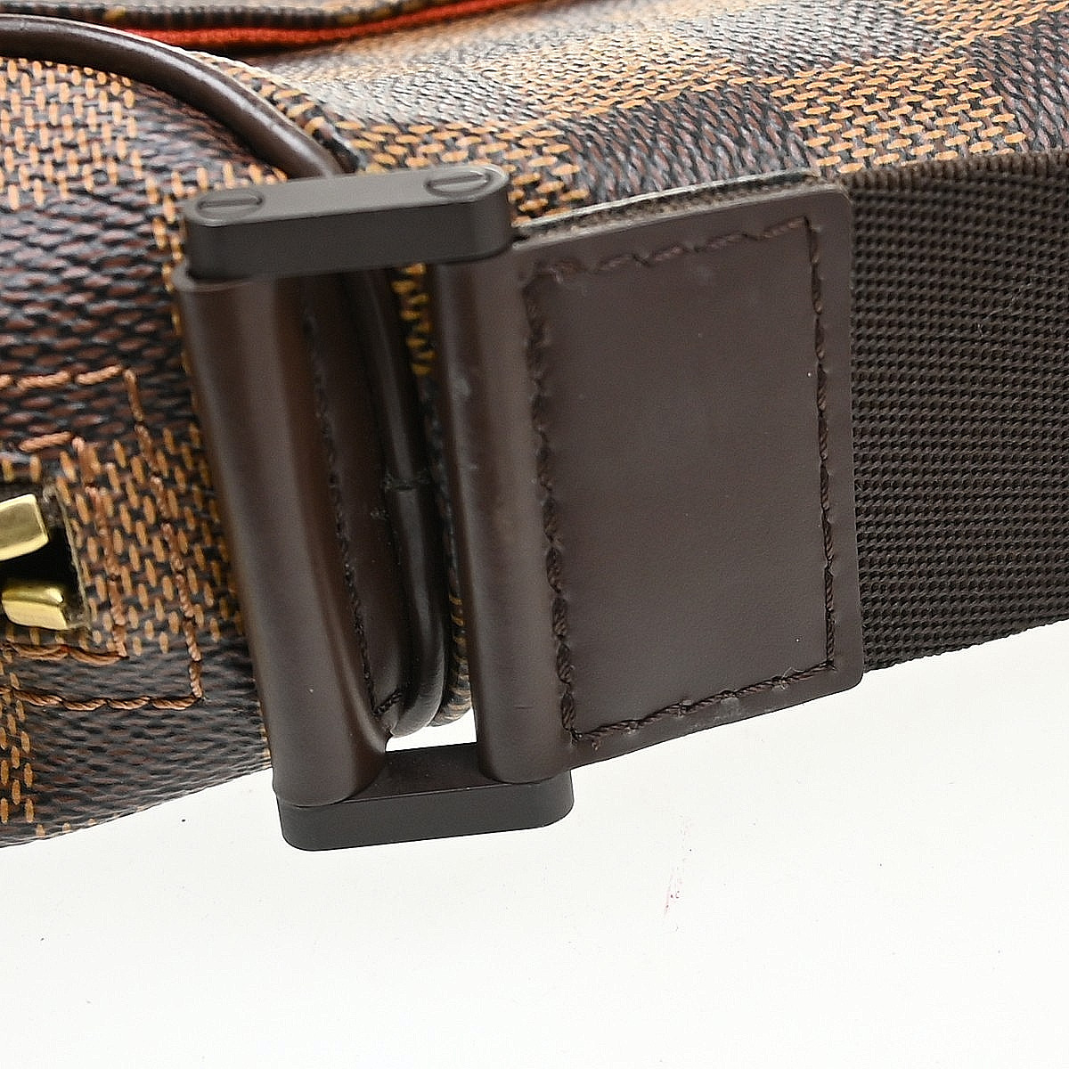 Best05 LOUIS VUITTON DAMIER OLAF PM SHOULDER BAG N41442 MI1015 NQ08905