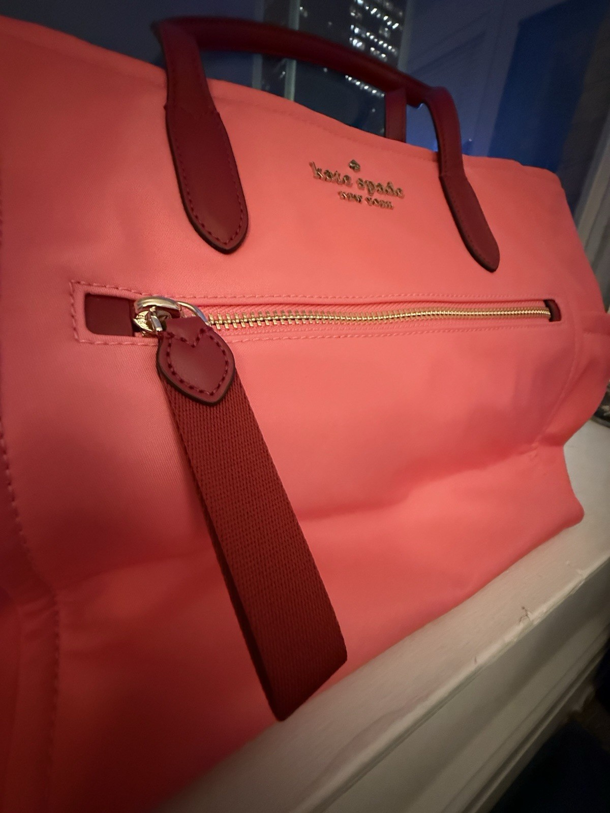 Kate Spade New York Women’s Medium Satchel Bag – Deep Dahli Pink Burgundy Purse