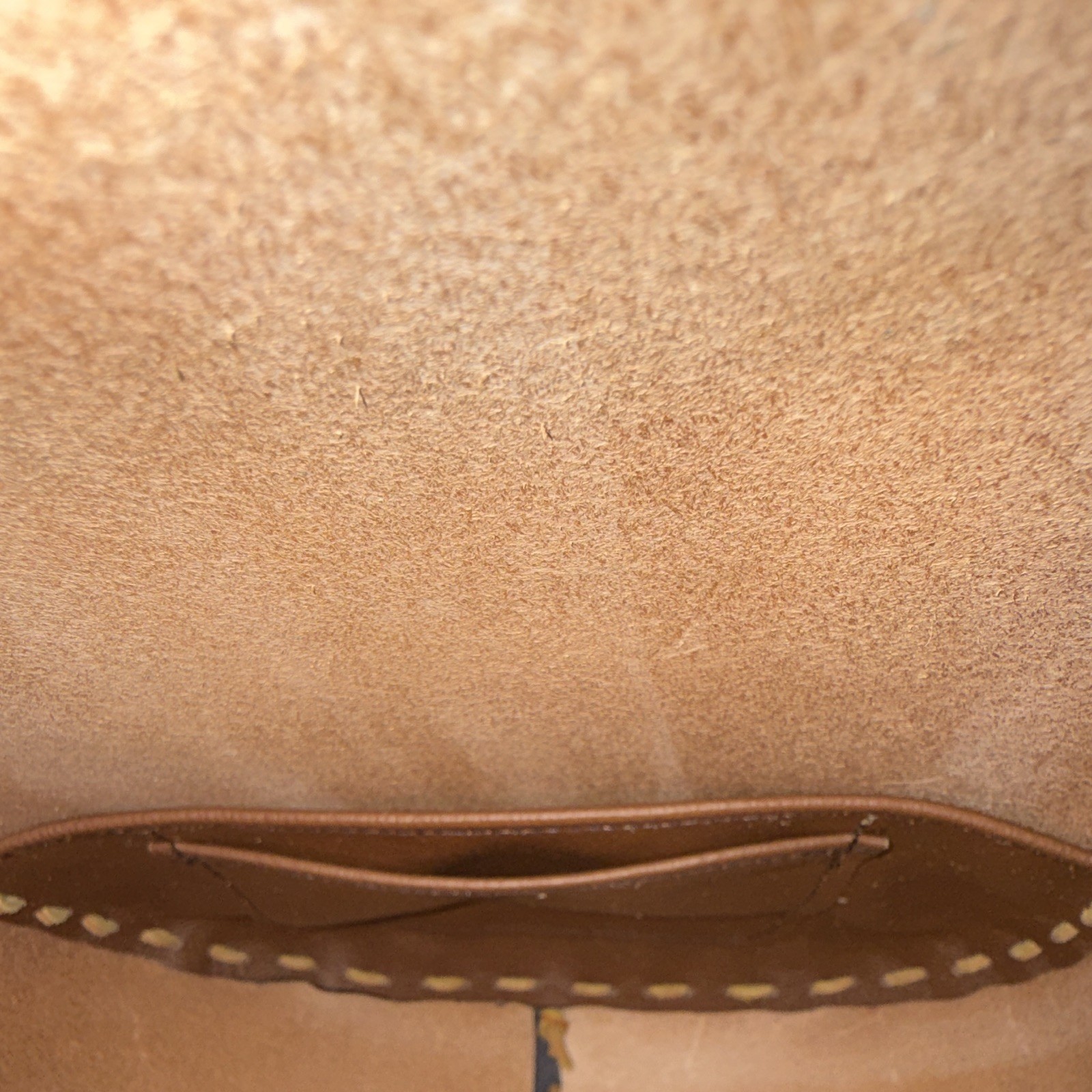 Sur Tan Brothers Brown Retro Hand Tooled Hand Died Oak Taned Leather 60s design