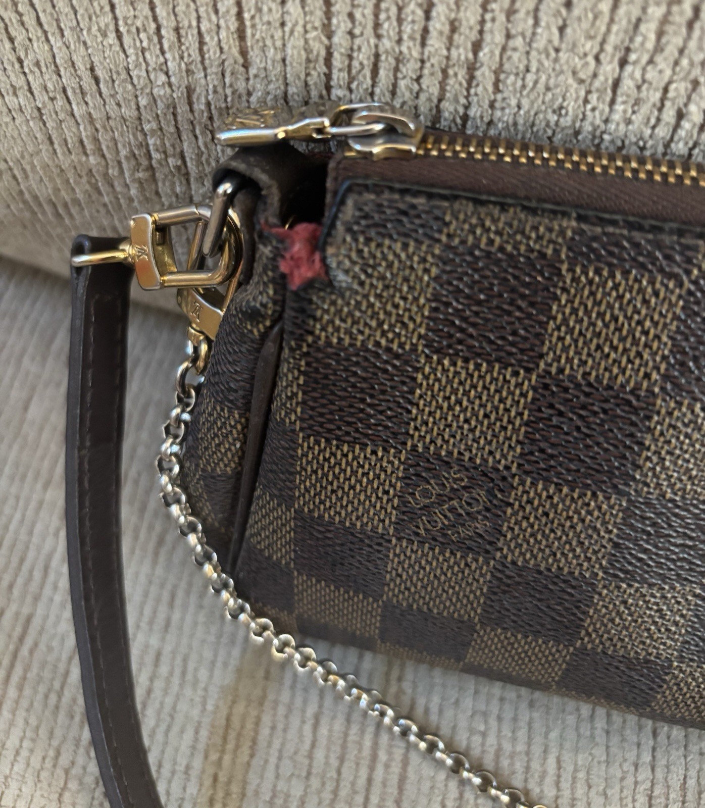Authentic Louis Vuitton Eva Clutch Damier Ebene – Discontinued US SELLER !
