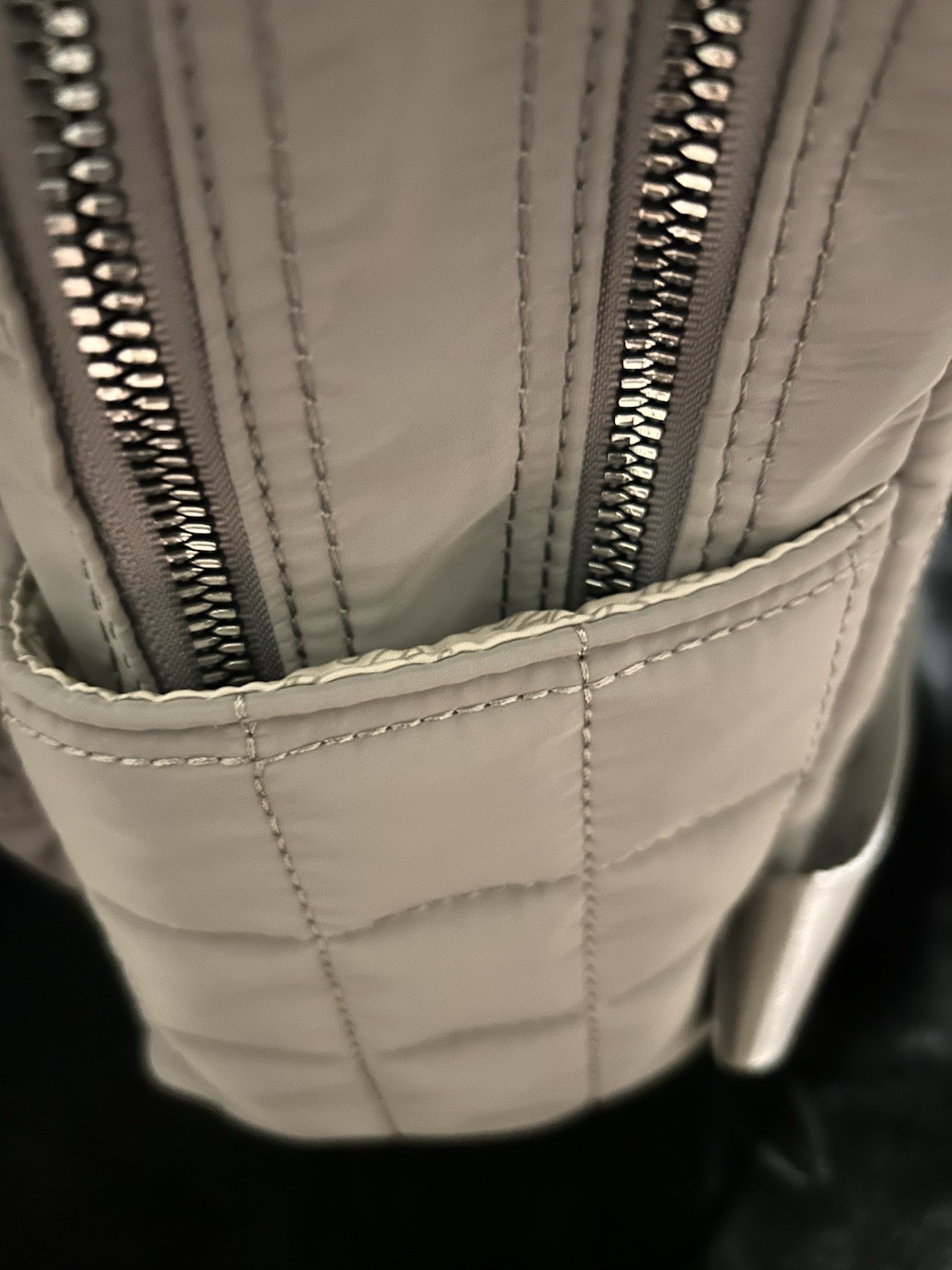 Steve Madden 15”x12” Gray Backpack Purse Lots of pockets with adjustable straps