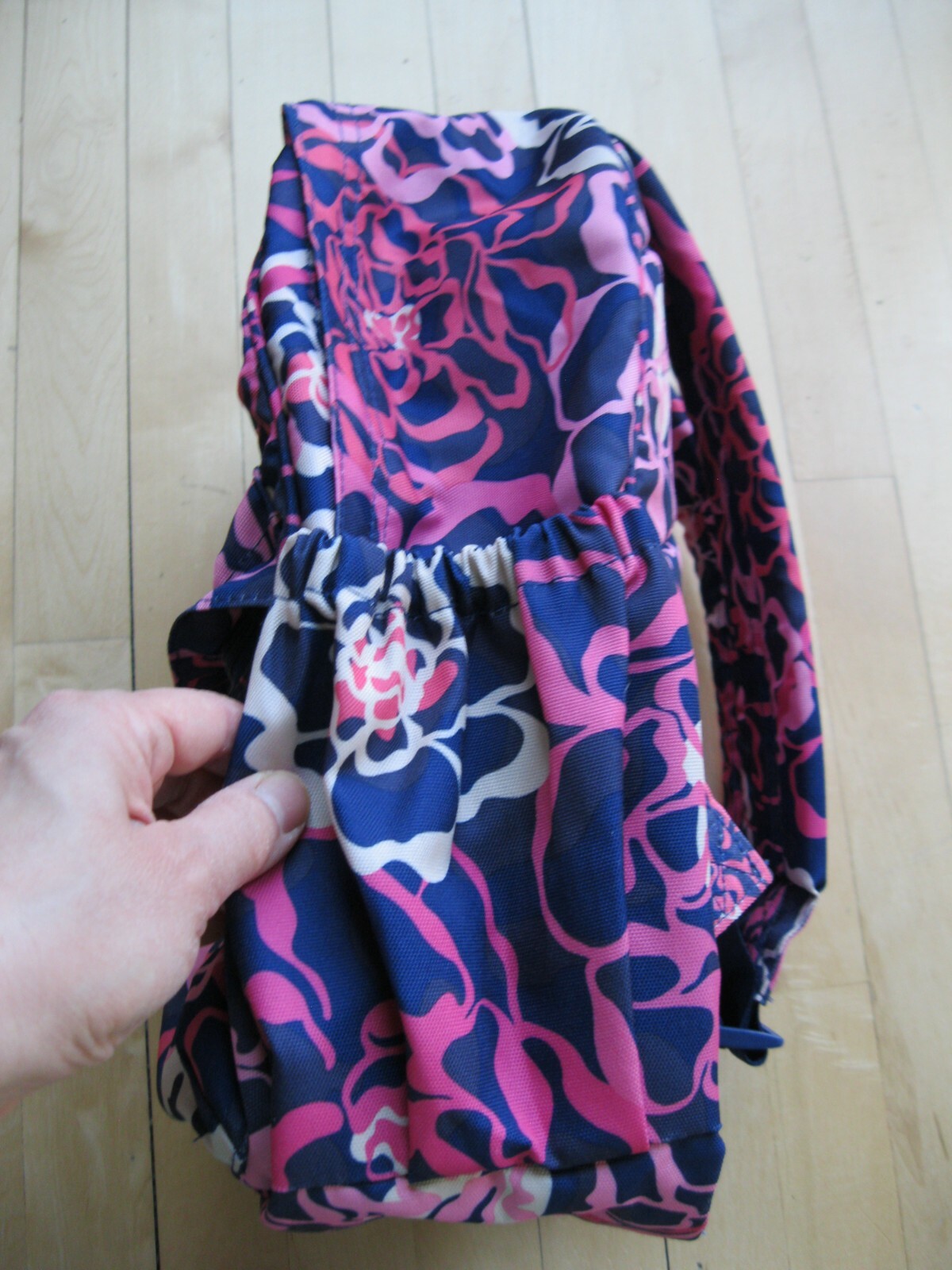 Vera Bradley Lighten Up Just Right Backpack 2015 Katalina Pink Pattern