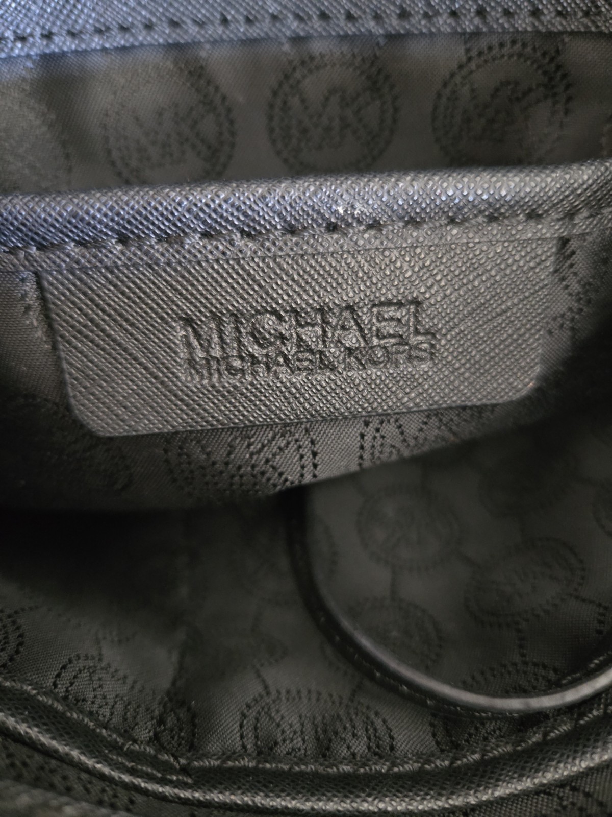 Michael Kors Black Saffiano Multi-Compartment Satchel