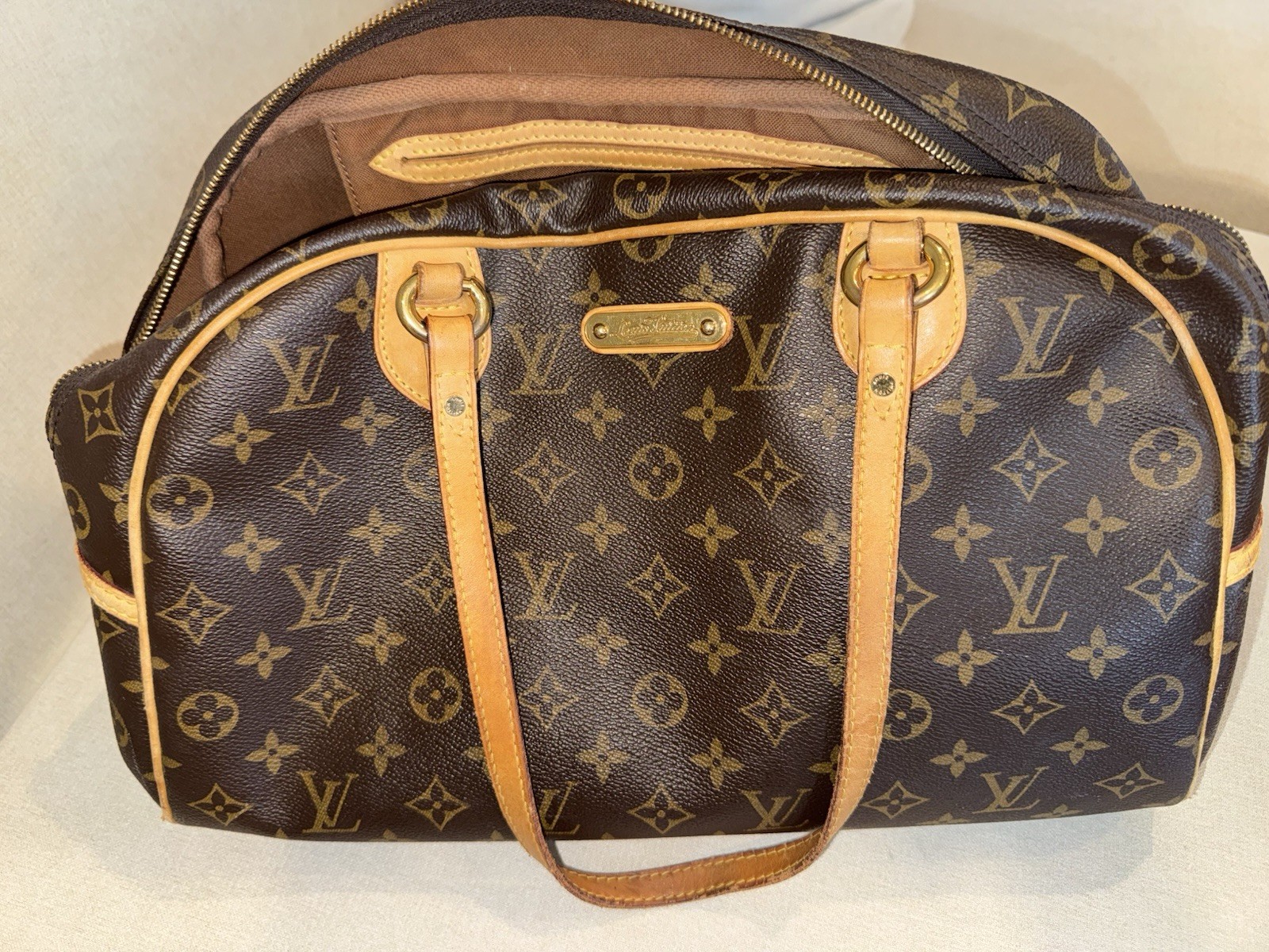 Authentic Louis Vuitton Monogram Montorgueil PM Shoulder Bag