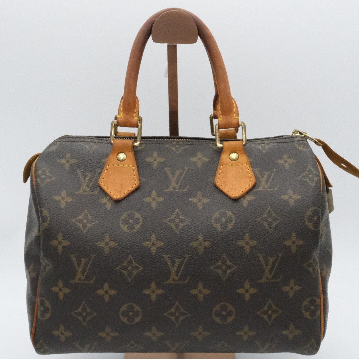 Authentic Louis Vuitton Monogram Speedy 25 Hand Bag M41528 SP0094 A1012