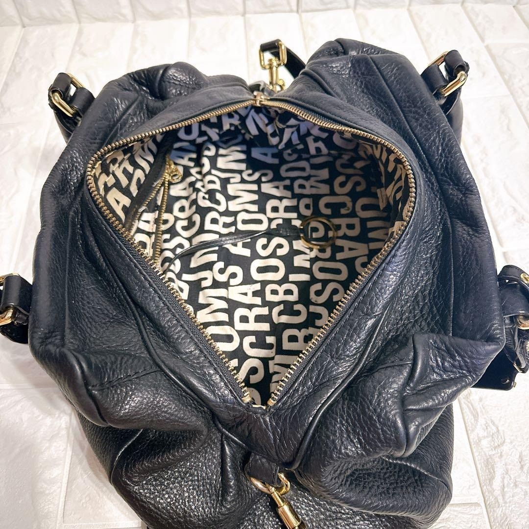 Marc Jacobs Classic Q Baby Groovy 2WAY Bag Black w/Strap