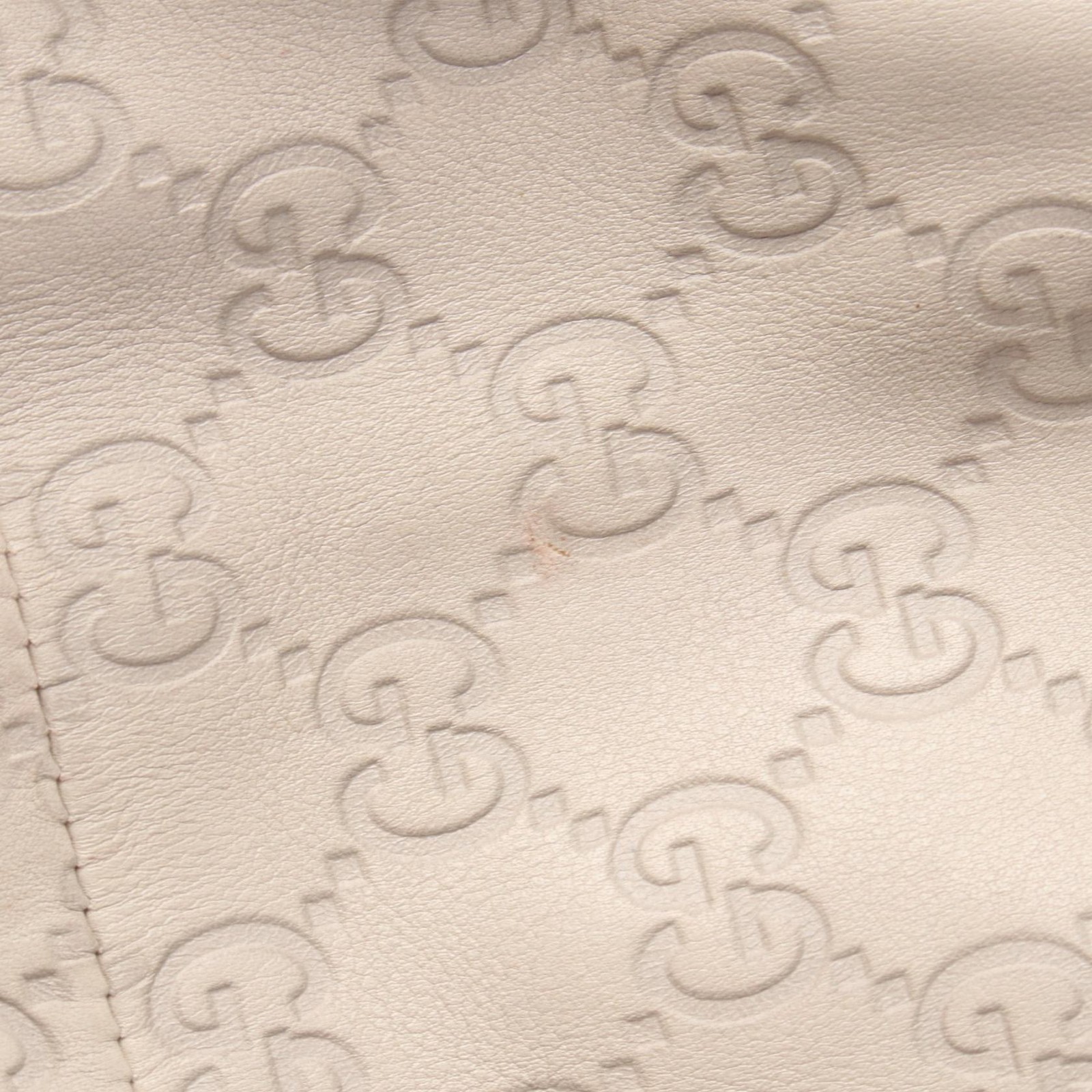 GUCCI Sukey Guccissima Tote Handbag 296835 leather Beige Used Women GG