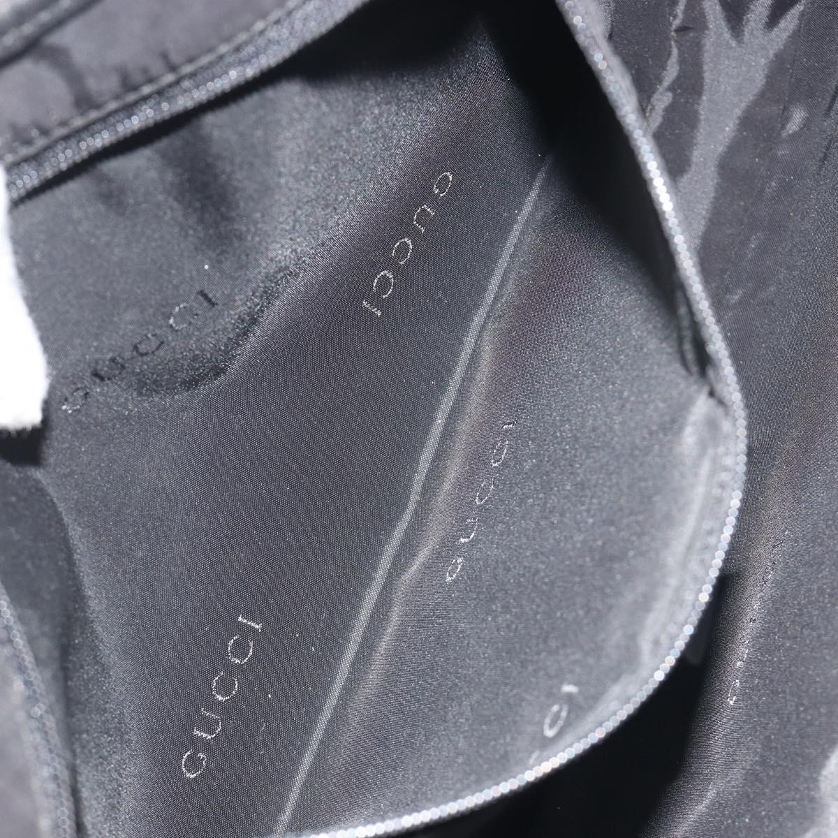 GUCCI Jackie Shoulder Bag Velor Gray Silver 001 3306 Auth 194285