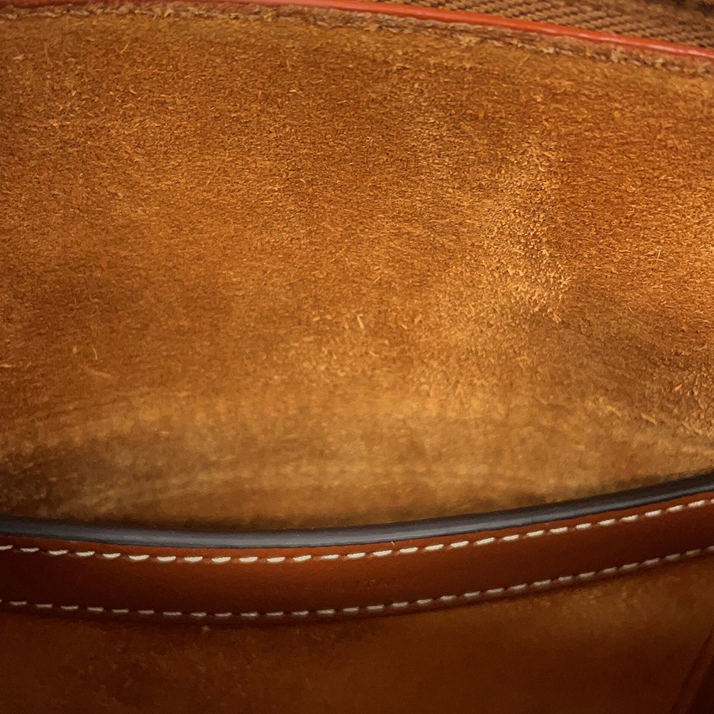 CELINE Cuir Triomphe 2WAY Travel Bag Size Small Smooth Calf Leather Tan 1137…