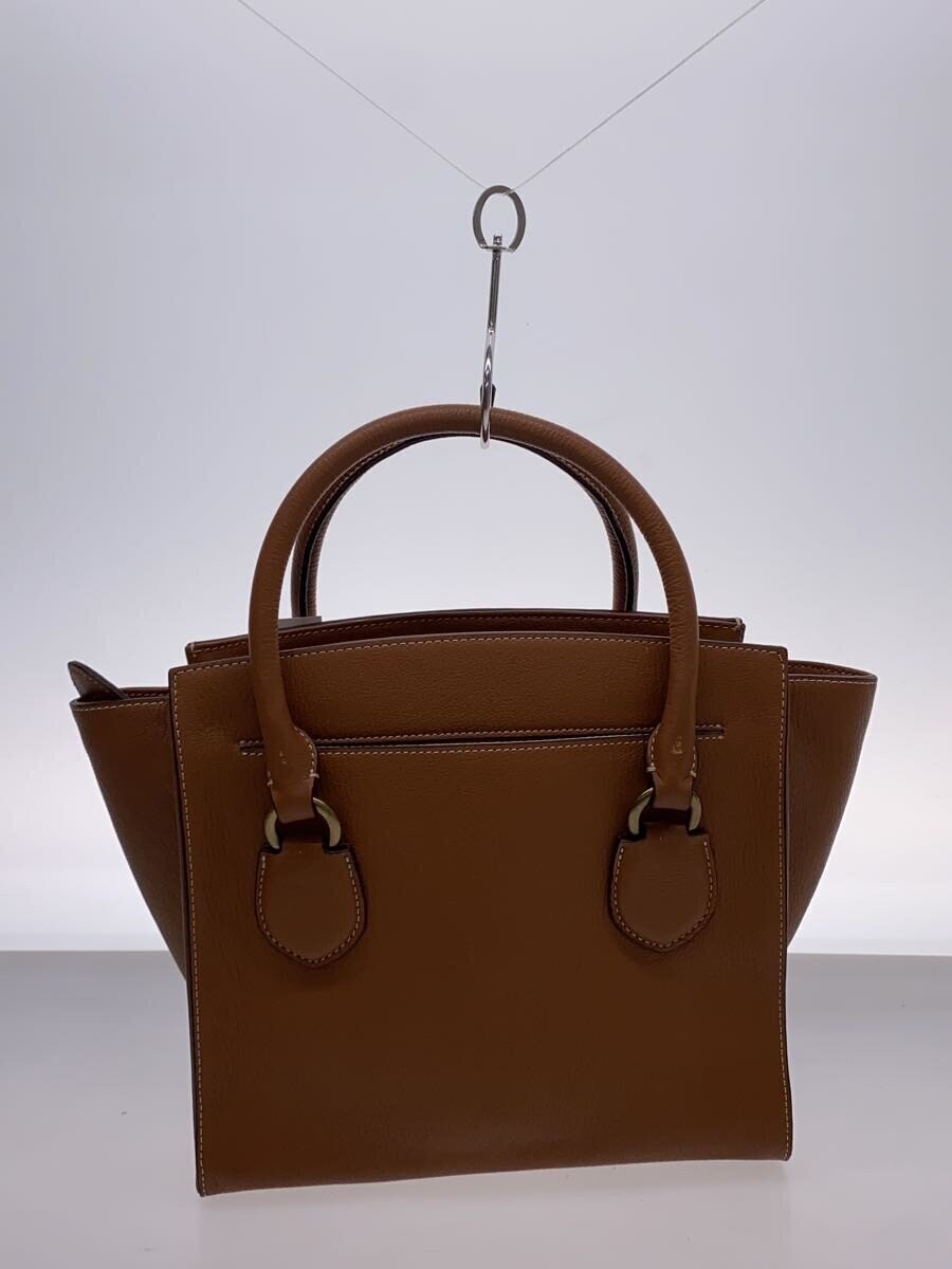 LAUREN RALPH LAUREN Ricky 2Way Handbag Leather Brown Authentic From Japan