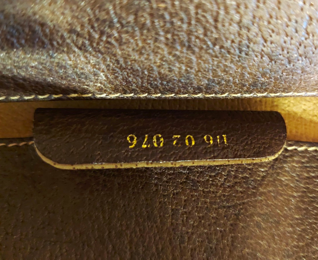 Gucci GG Monogram Beige Brown Medium Shoulder Bag Adjustable Strap Buckle