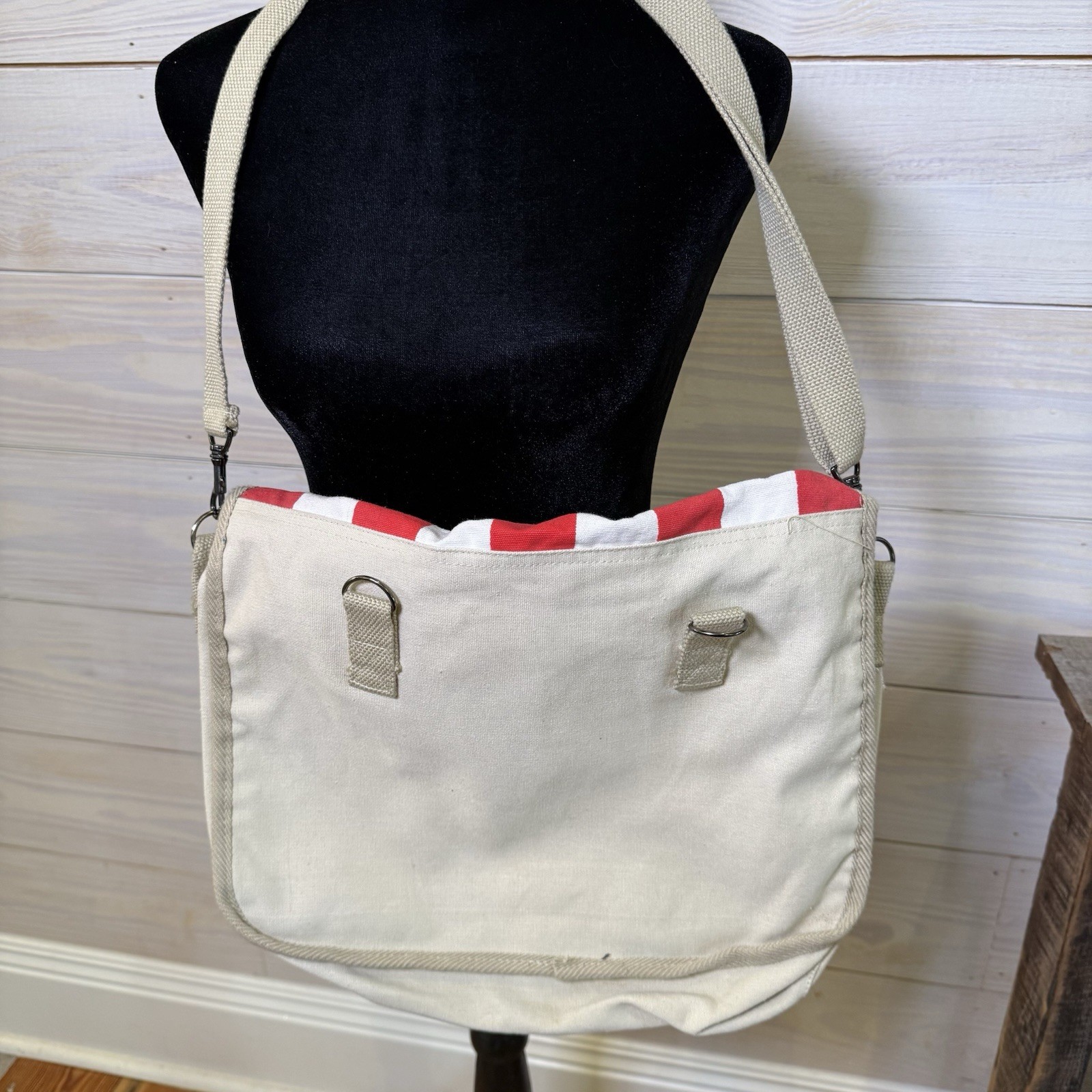 American Flag Crossbody Messenger Bag Stars & Stripes Patriotic 4th July Vaca