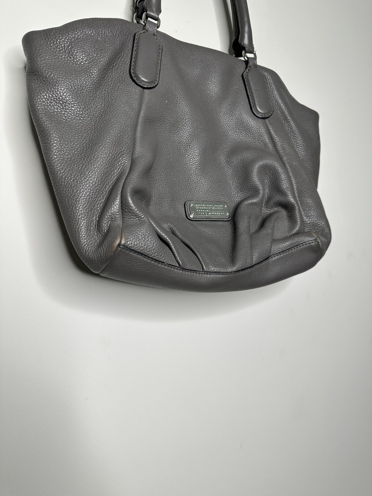 Marc by Marc Jacobs Black Leather New Q Fran Shoulder Bag