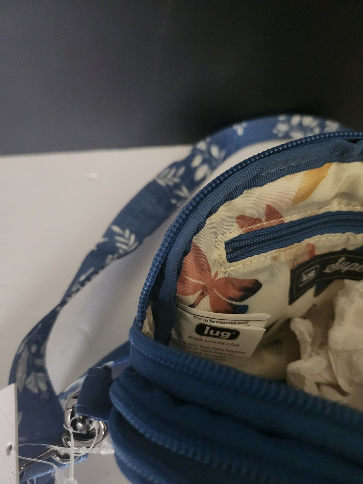 Lug “Super Coupe” Convertible Crossbody Purse.