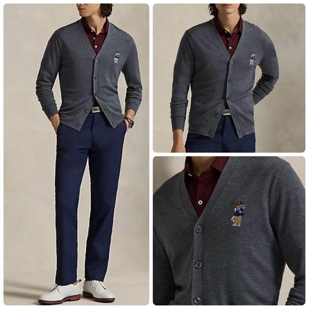Ralph Lauren RLX Polo Bear Cardigan L Men’s 2025 Model