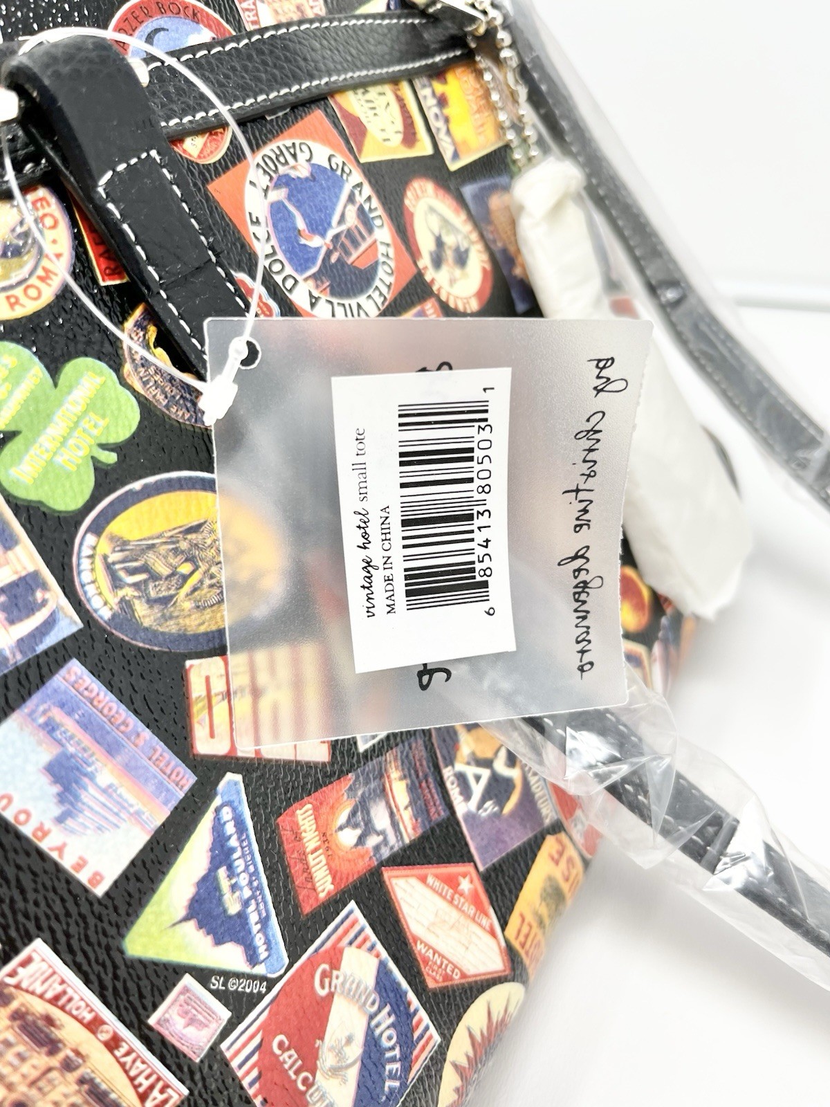 Sydney Love Vintage Style Purse Tote Hotel Stickers Theme Travel European Flaw