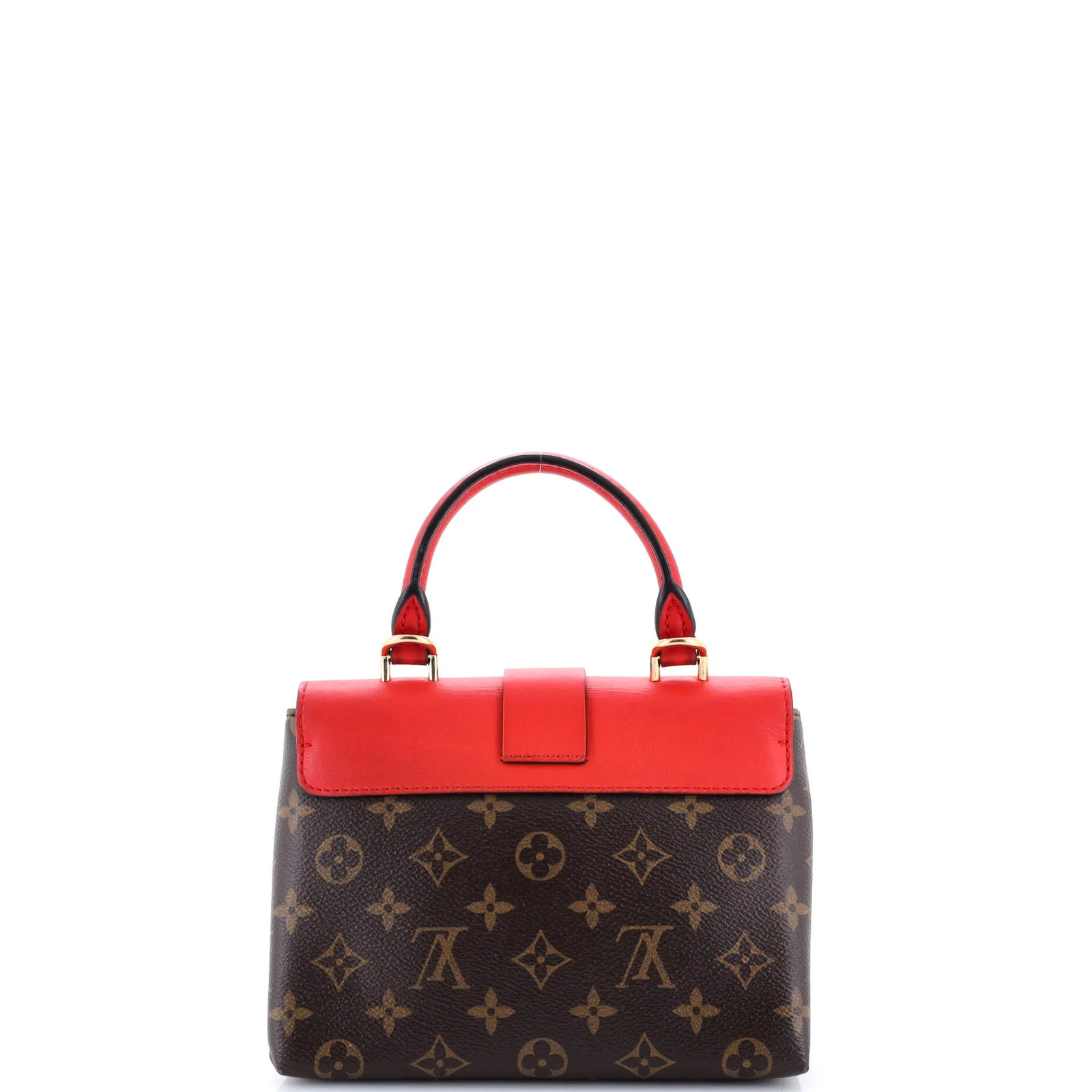 Louis Vuitton Locky Handbag Monogram Canvas with Leather BB