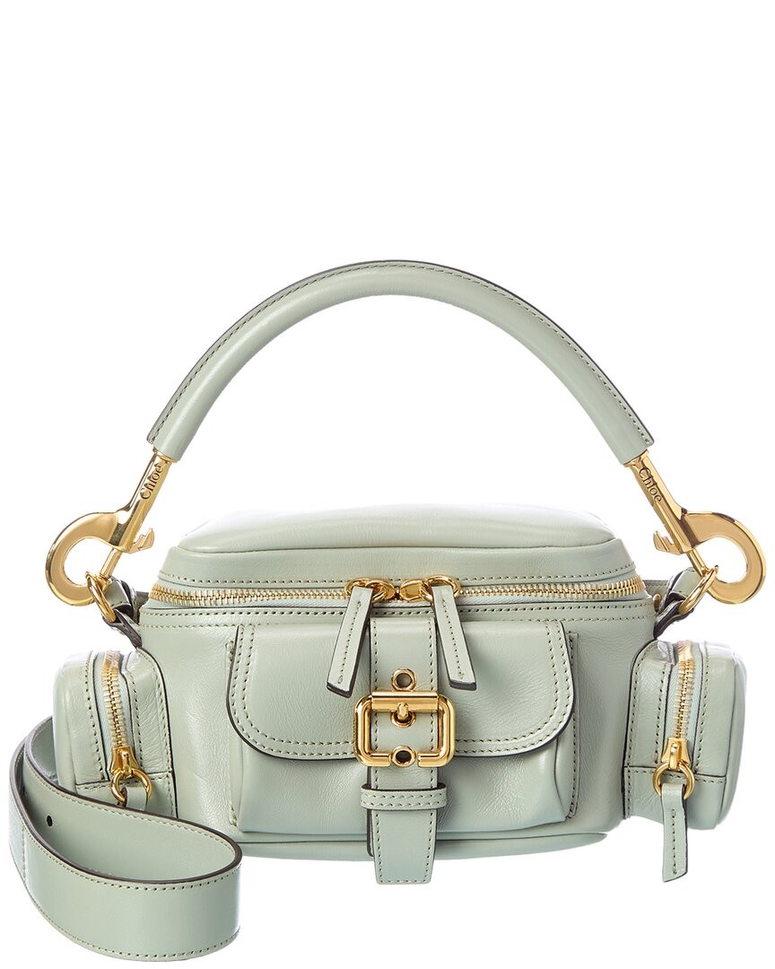 Chloé Marcie Small Leather Shoulder Bag Women’s Green