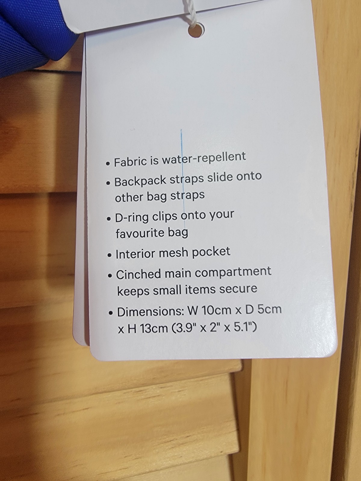 Lululemon Wunderlust Backpack Nano NWT In Riverside Blue