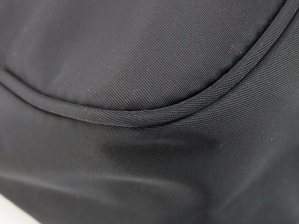 PRADA Nylon One Shoulder Bag Hobo Bag Mini Bag Handbag NERO Black Nylon