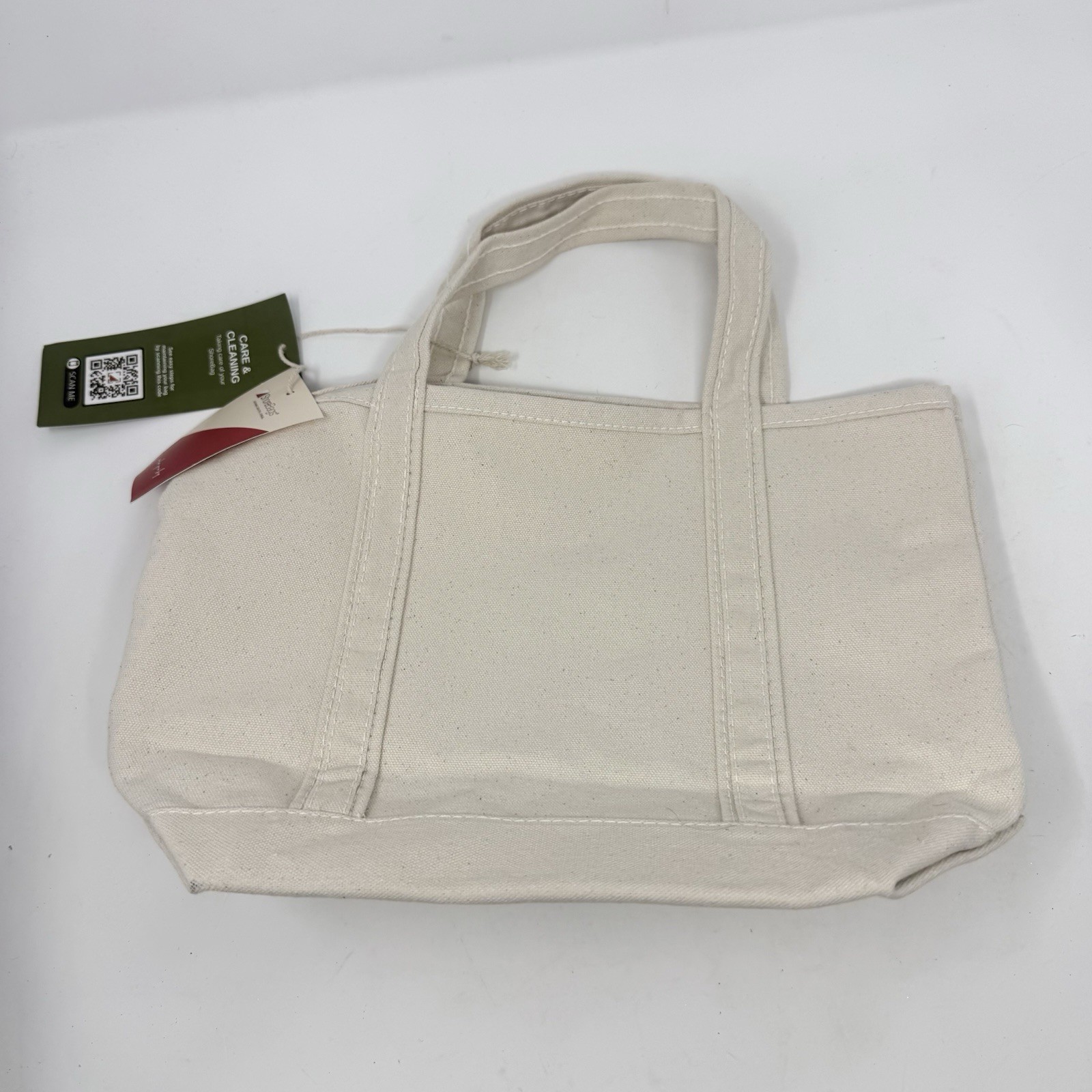 NWT Classic ShoreBags Mini Canvas Tote Beige Tan Sold Out