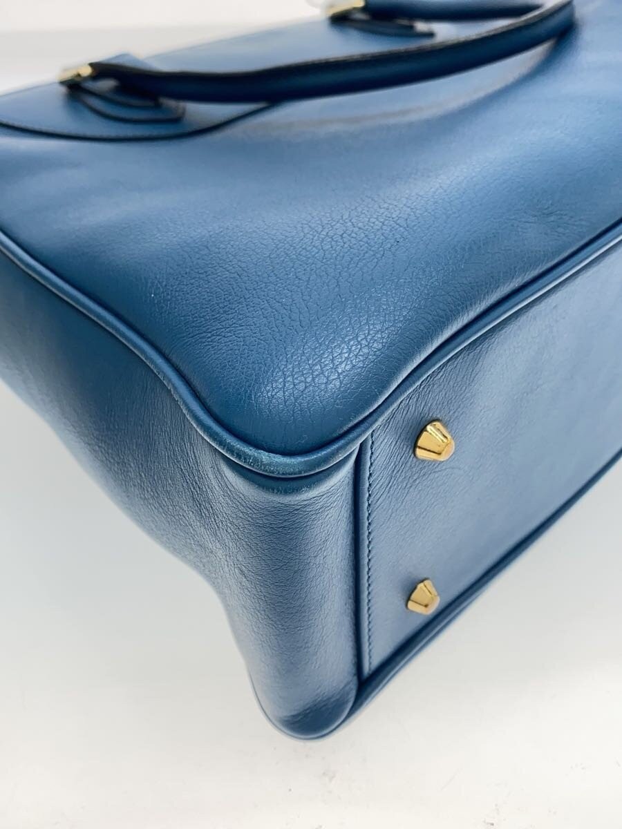 MORABITO Tote Bag Leather Blue Calfskin