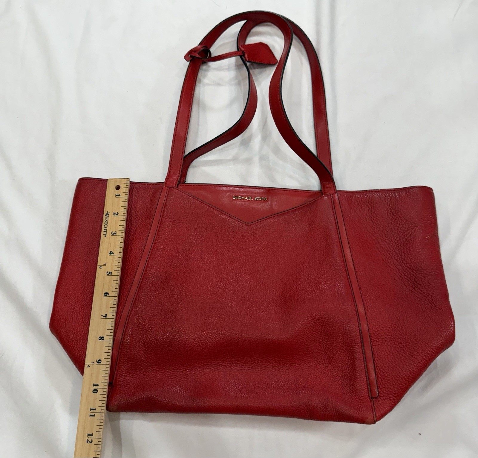 Michael Kors Whitney tote Red Purse Bag