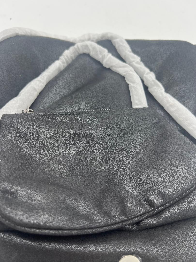 Stella McCartney Falabella Fold-Over Tote Shoulder Bag Black beautiful NEW