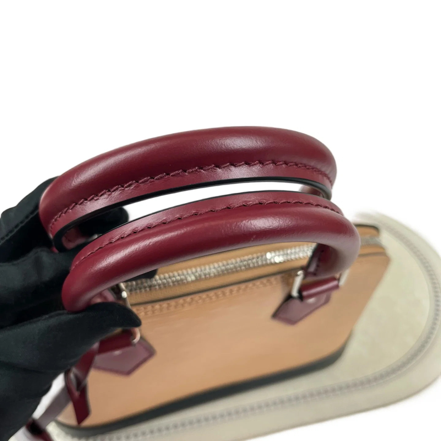 Louis Vuitton Alma Bb Beige Burgundy Black Epi (dh071626j2r)