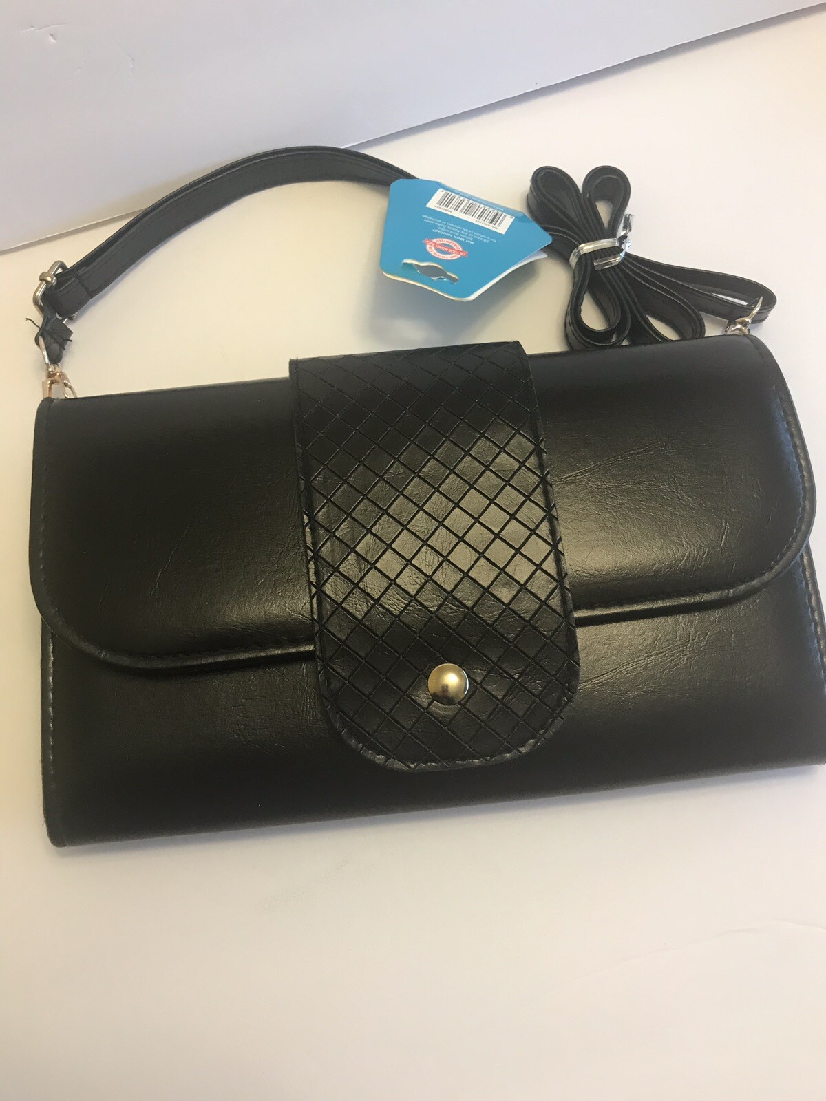 Just Be Crossbody Black Purse- New
