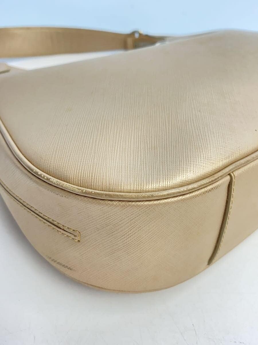 Salvatore Ferragamo Gancini Shoulder Hobo Bag Beige Used Women Silver Hardware