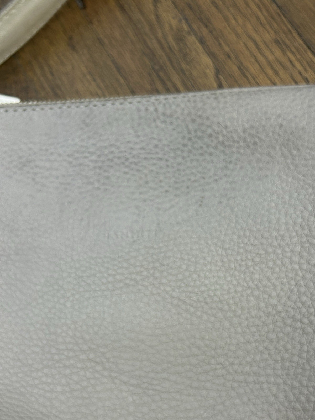 Hammitt Bryant Medium bag is crafted from grey pebbled leather Silver Rivets Med