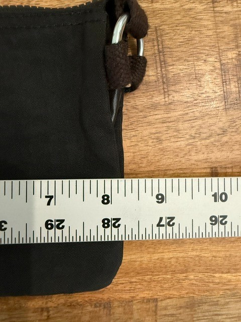 Kipling Creativity XB Crossbody Bag Black Silver NO Monkey Zipper Clean EUC
