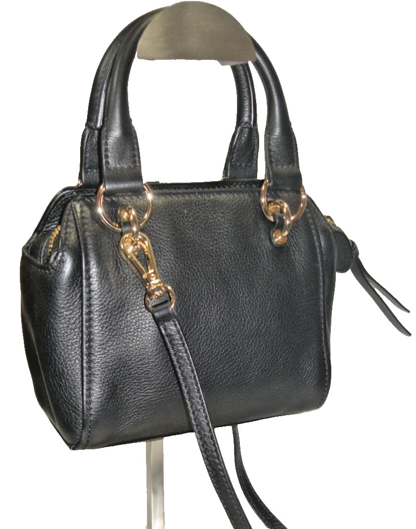 See by Chloe Stunning Paige Mini Black Buttery Leather Satchel Shoulder Bag MINT
