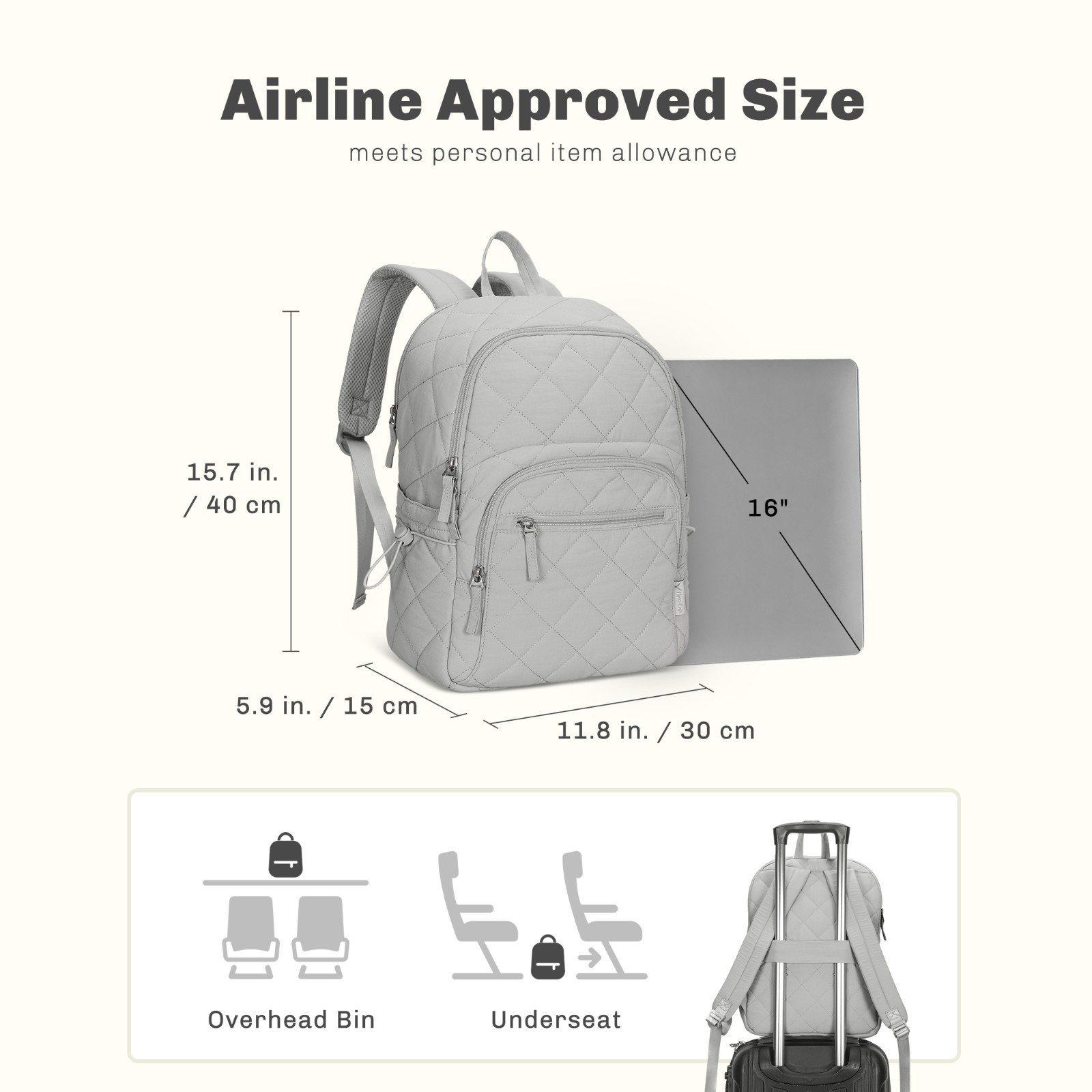 Hynes Eagle 20L College Laptop Backpack,Travel Backpack for Women Casual Daypack