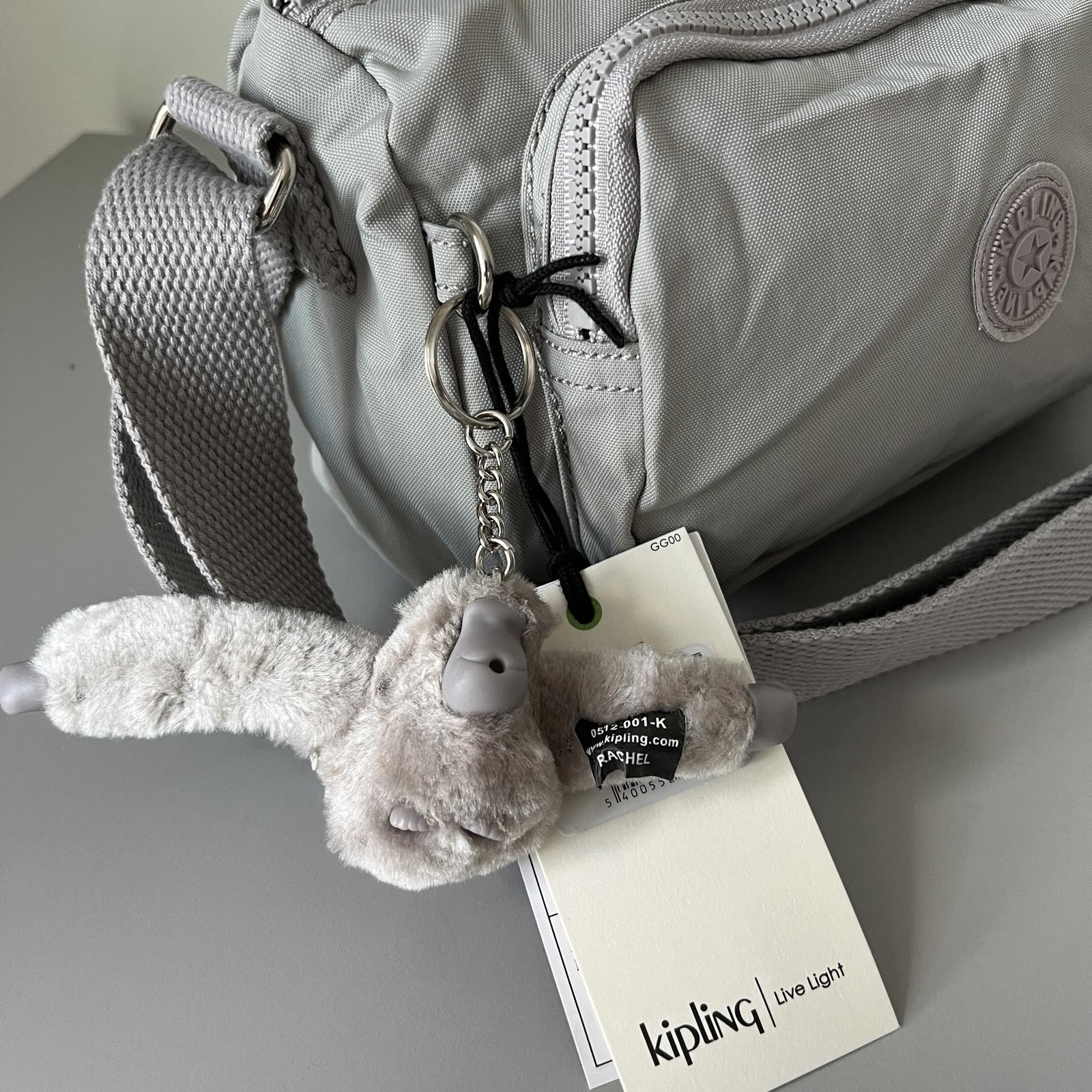 Kipling Reth Small Crossbody Bag in Rock Ash NWT