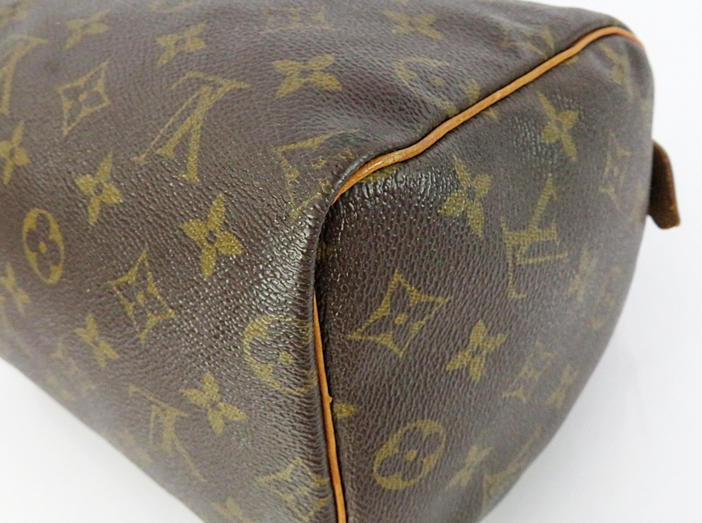 Authentic LOUIS VUITTON Speedy 25 Monogram Boston Handbag Purse #64201