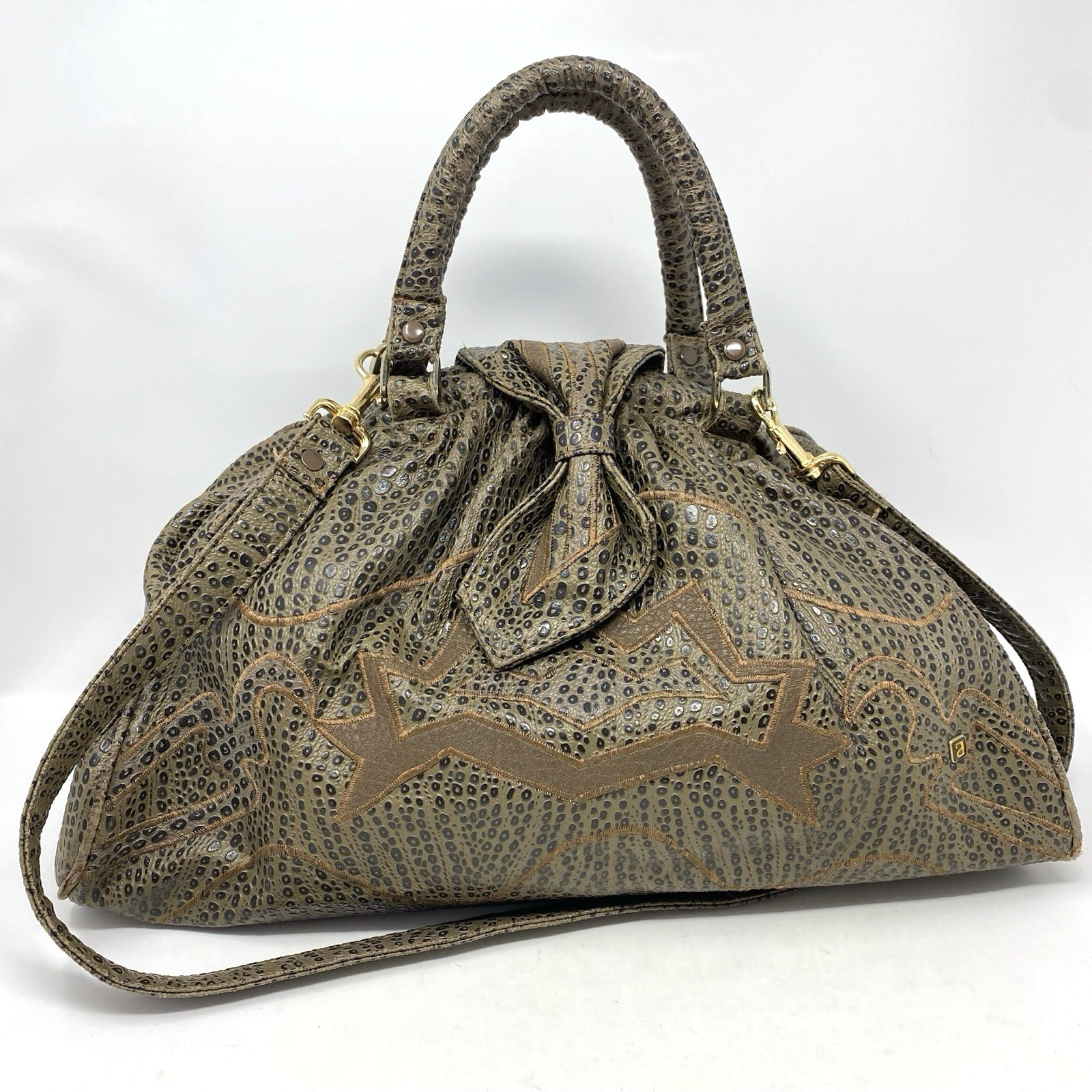 Vtg 80s NAS Shoulder Bag Crossbody Boho Indie Sleaze Abstract Made in Korea