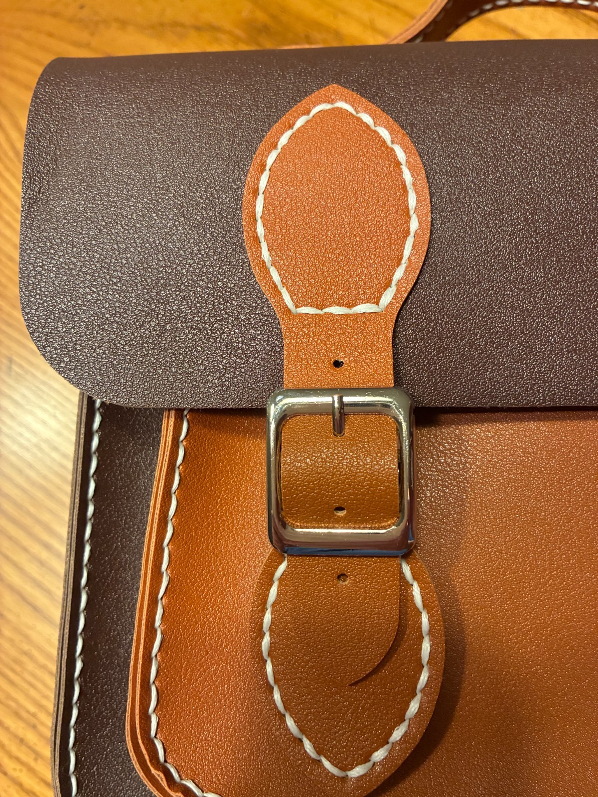 Handmade Vegan Leather Satchel