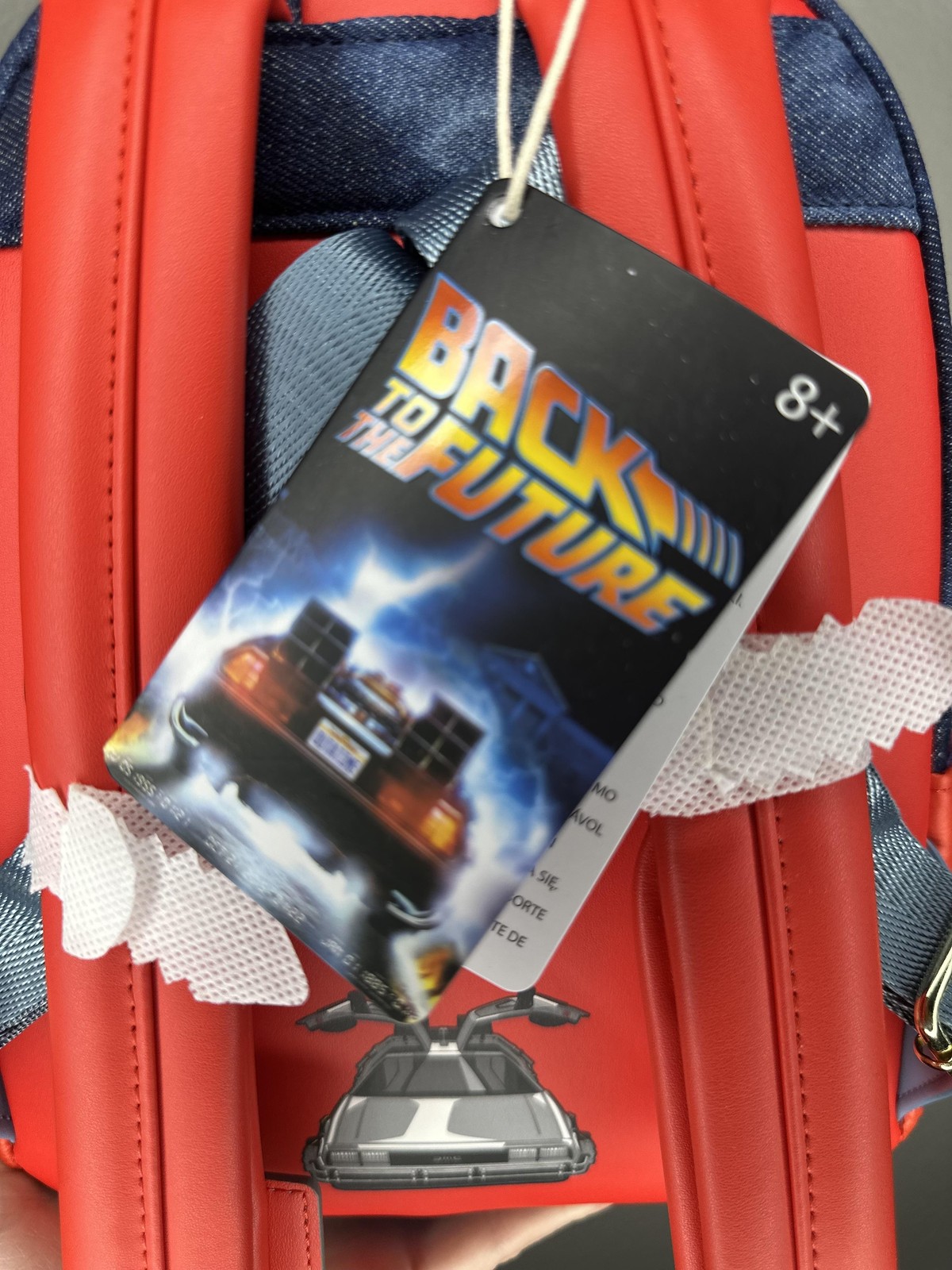 Loungefly Mini Backpack Bag Womens Multicolor Marty McFly Back To The Future