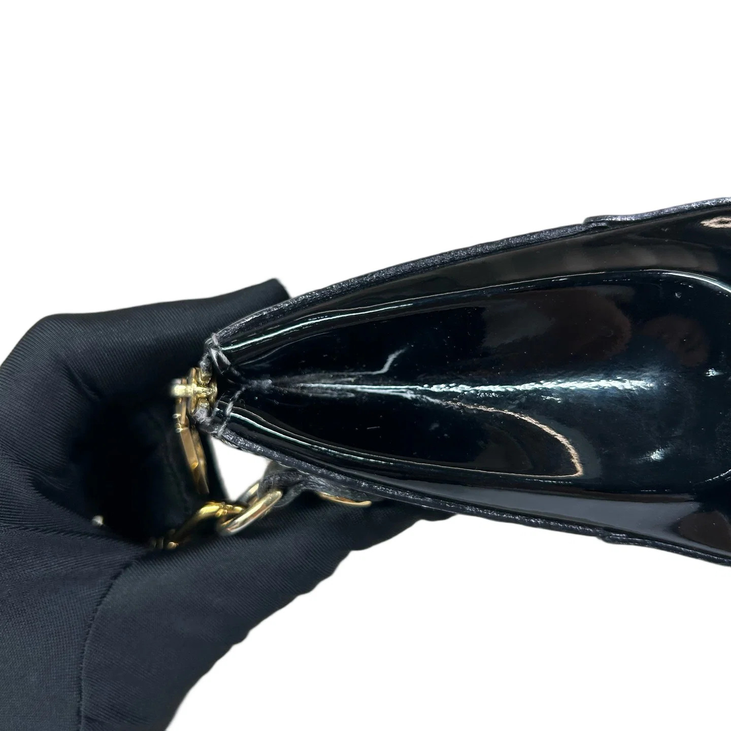 Louis Vuitton Shoulder Bag Black Vernis (dh071526i4r)