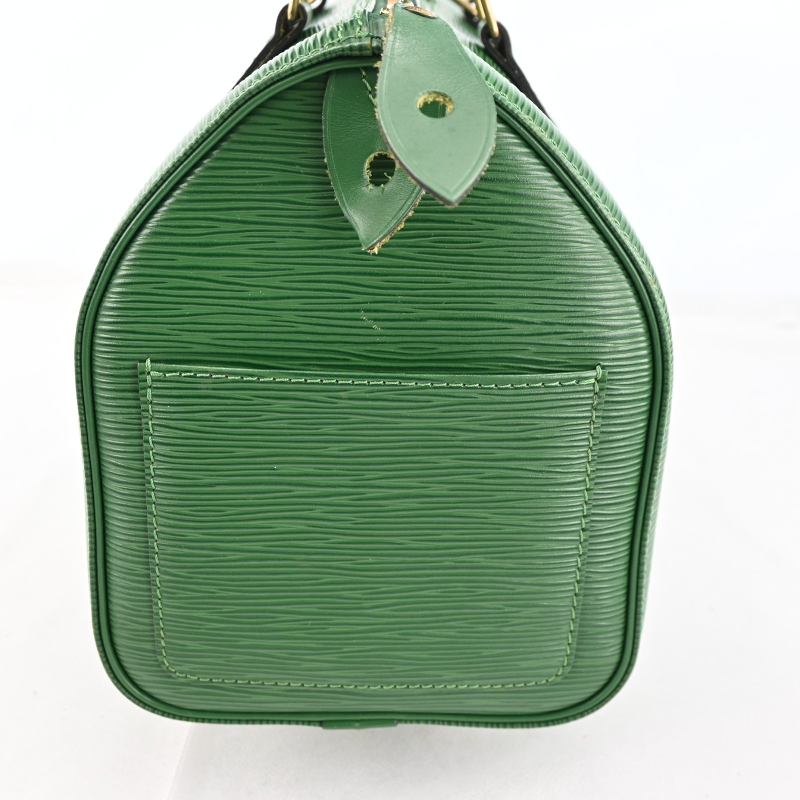 LOUIS VUITTON Epi Speedy 25 Hand Bag Green LV Auth C1902YT804