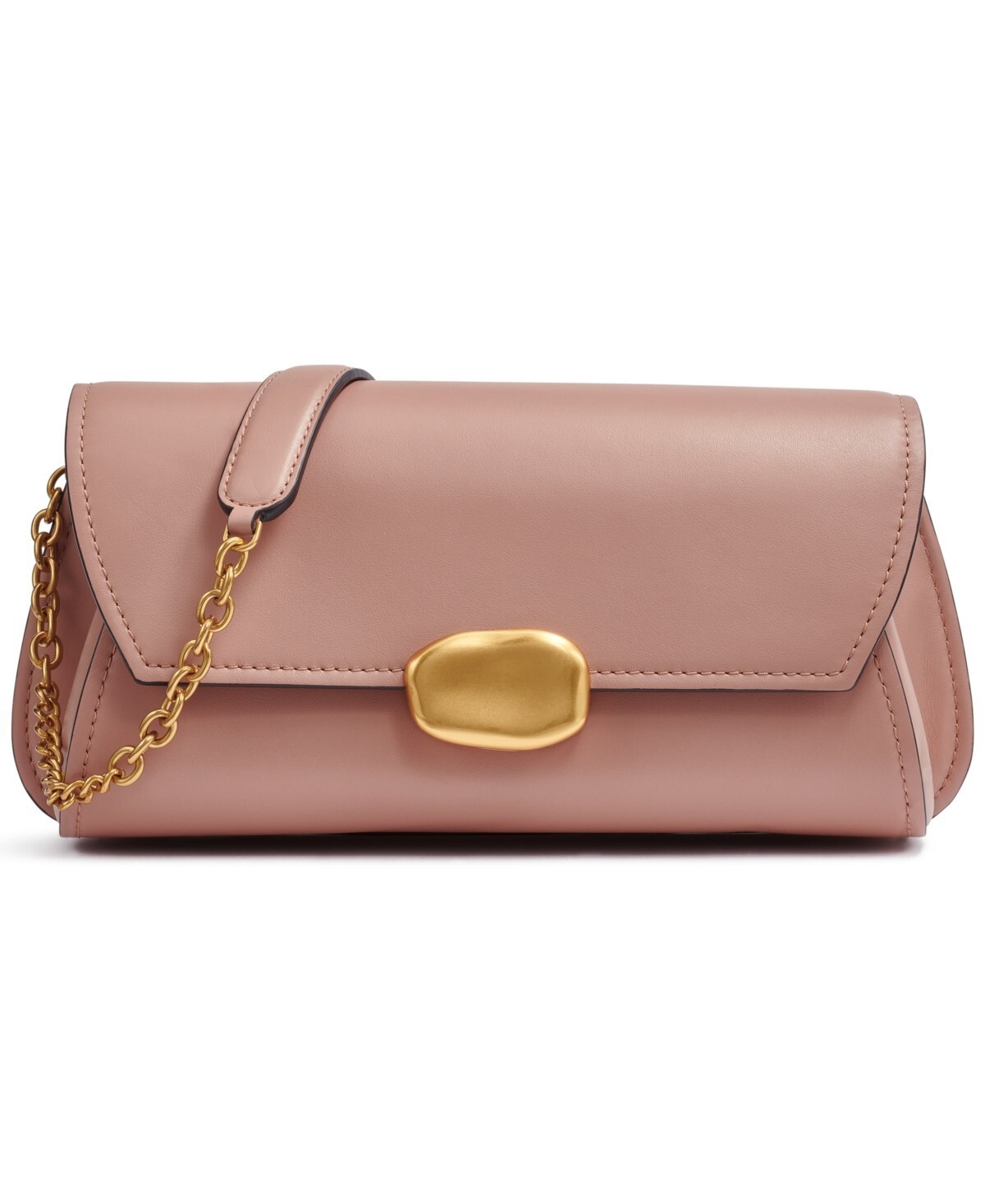 $248. Donna Karan Sag Harbor Shoulder Bag Sculpted Italian Clay Pink